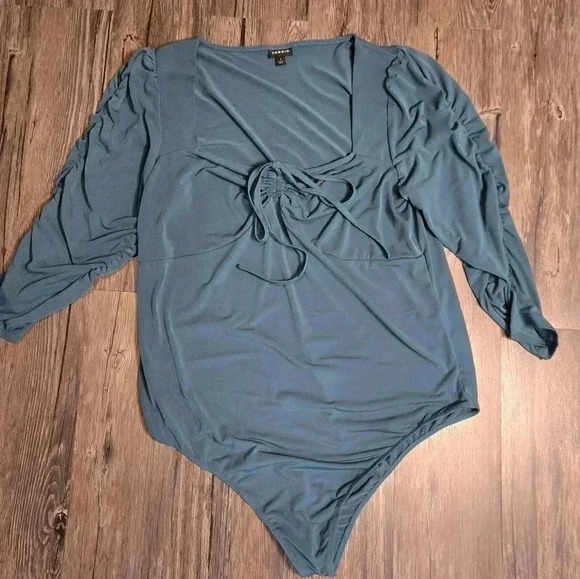 Torrid Turquoise Bodysuit Size Large - Picture 1 of 3